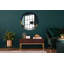 Huldar Glass Flat Wall Mirror