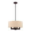 Lustre cylindrique à 4 lumières Litzy