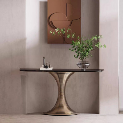 Light luxury simple console table
