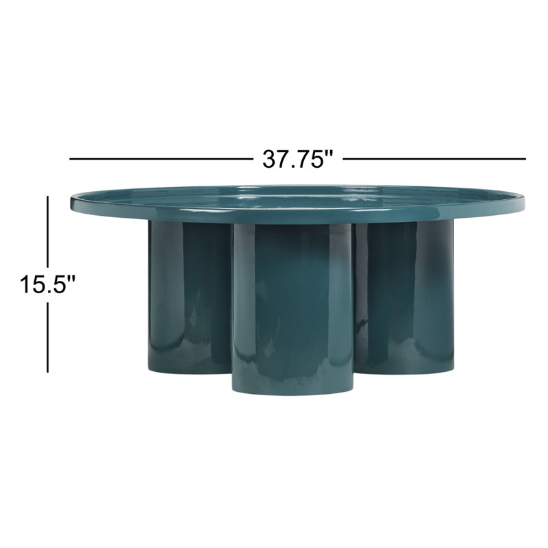 Sofia Coffee Table, Aegean Teal