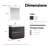 Beira Single Bathroom Vanity with Composite Top-70529477-70529478-130019575