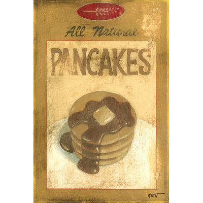 Pancake Mix - Wrapped Canvas Art Prints