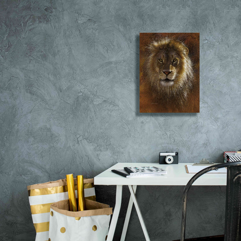 'Face Off' by Collin Bogle, Canvas Wall Art, 16" H x 12" W x 0.75" D