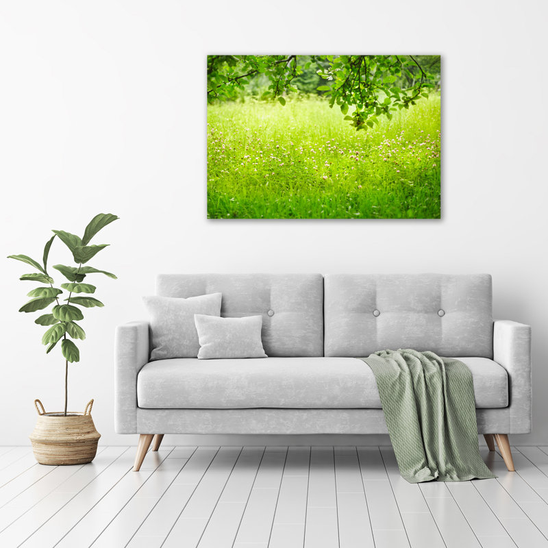 Green Meadow - Wrapped Canvas Print