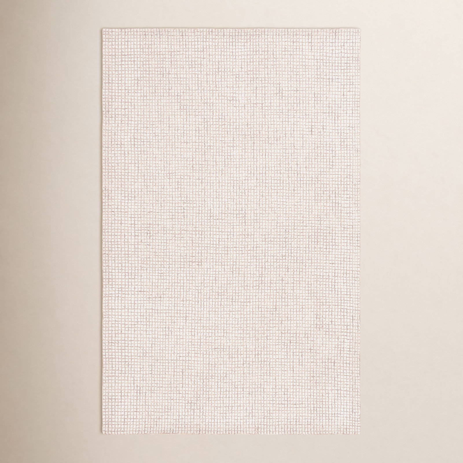 Rowe Ivory Beige Hand-Tufted Rug, Rectangle 8' x 10'
