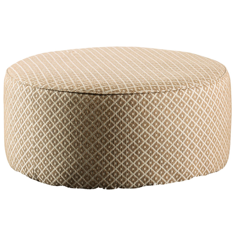 Or et gris Lin - revêtu de tissu d'ameublement transitionnel, 39 po x 39 po, 18 po de hauteur, base en bois massif avec revêtement et garniture, large, hauteur, mousse