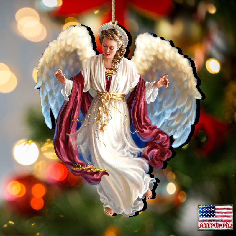 OR 1'' Wood Holiday Shaped Ornament