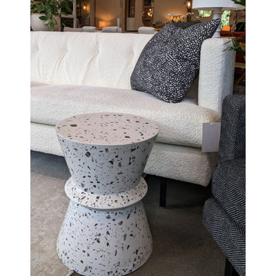 Camon Concrete Top End Table