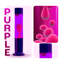 Baby Purple Liquid & Pink Wax - Purple Base & Top