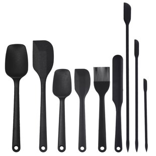 Heat-resistant Silicone Spatula Baking Set, 9-piece Baking Cooking Tools