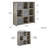Nova 37.75 " H X 37.8 " W Kids Cube Bookcase