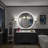 Wayfair Basics® UL Certified LED Anti-Fog Tempered Glass Round Bathroom/Vanity Mirror -1267459823