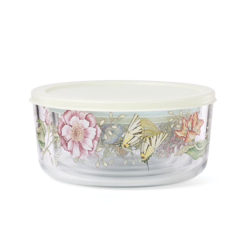 Lenox Butterfly Meadow Glass Containers, Set of 4