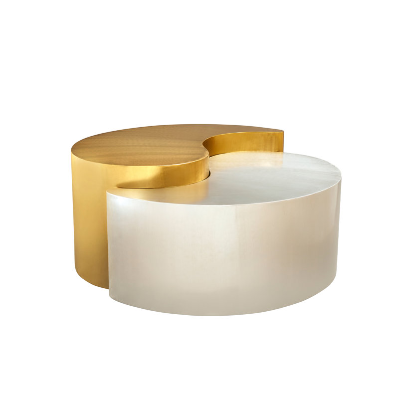Addington Coffee Table, Gold & Silver