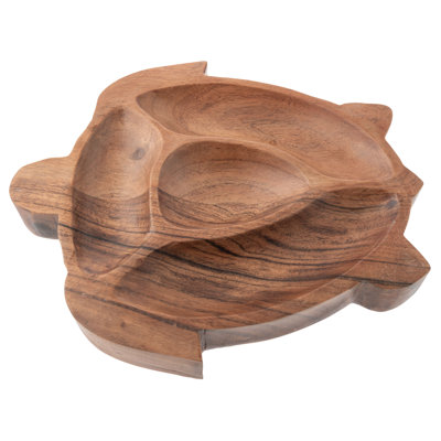Tortue de service en bois