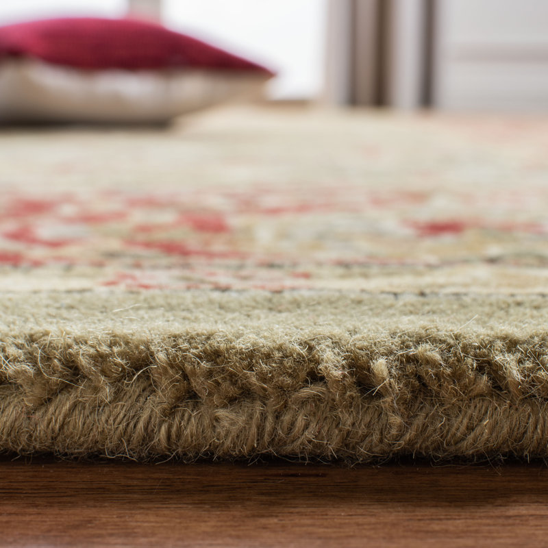 Evie Hand Tufted New Zealand Wool Oriental Rug, Rectangle 9' x 12'