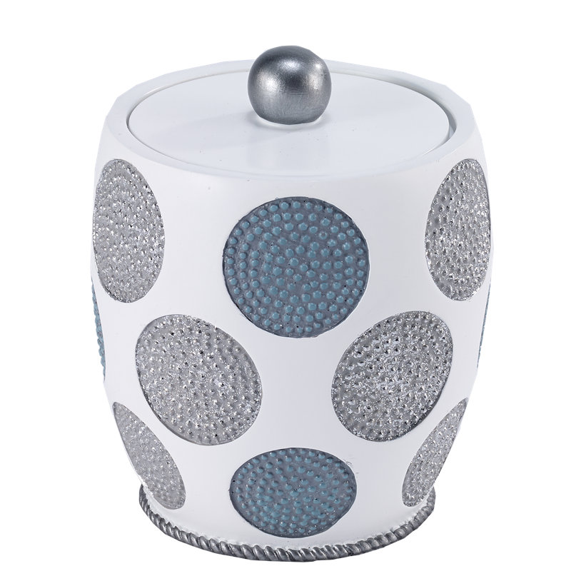 Dotted Circles Bath Shower Storage Jar