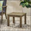 Table d'appoint en bois d'acacia Temecula Minimalist, durable et élégante pour les espaces extérieurs avec un design à lattes-792520634