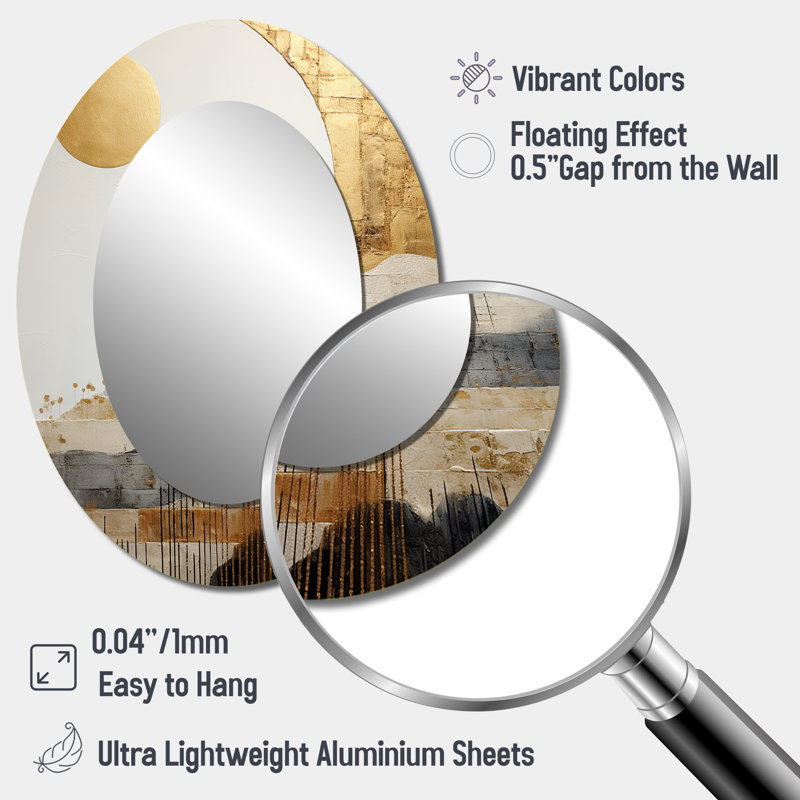 Miroir mural Farmstead Elegance, 40 po x 30 po