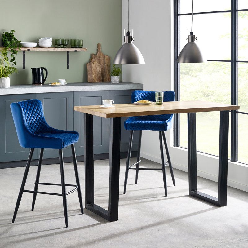 Creeksville 2 - Person Dining Set, Blue, Oak