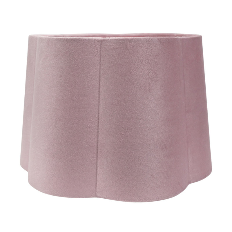 20cm H Velvet Empire Lamp Shade ( Slip-On ), Pink