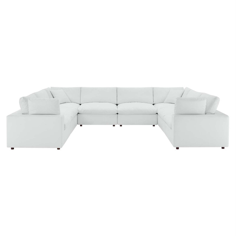 Commix, White Faux Leather