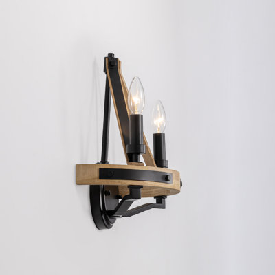 Applique murale rustique 2 lumières VidaLite Savannah
