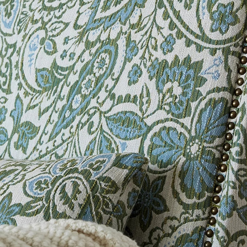Fauteuil inclinable au design rétro et ergonomique, Mélange de polyester vert