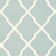 Dhurrie Hand Woven Flat Weave Wool/Cotton Geometric Rug in Light Blue/Ivory