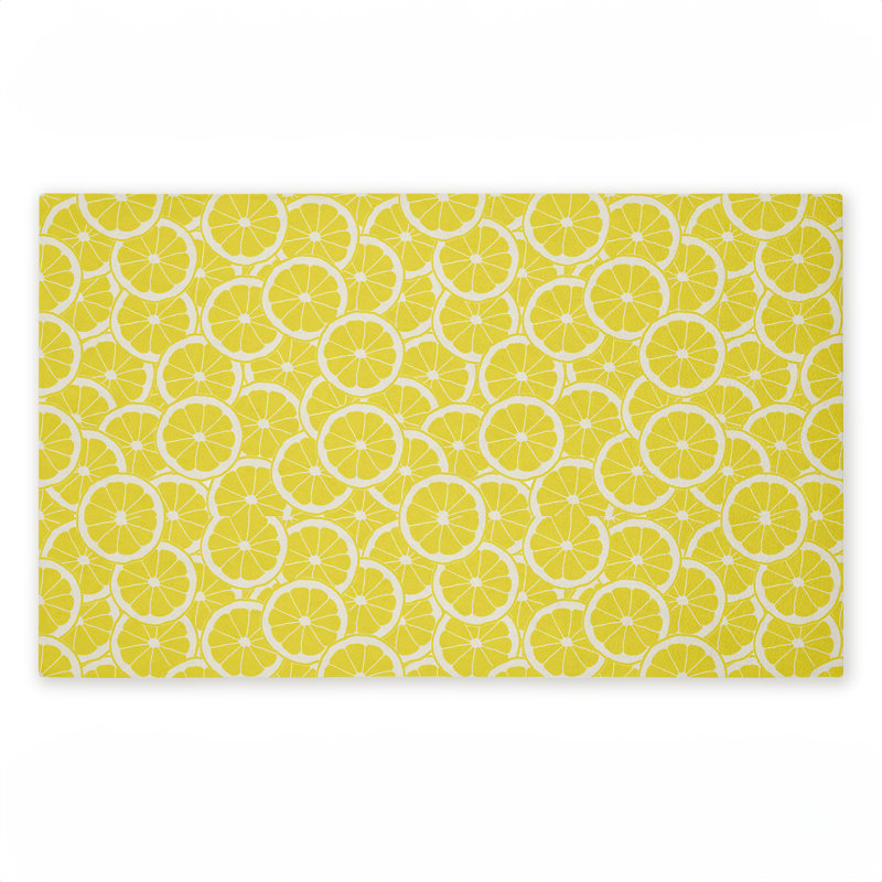 Paillasson Frony Lemony, Motif de vigne citronnée fruitée
