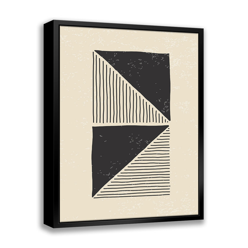 Black Triangles Series # 2 - on, H 14 po x l 11 po x P 2 po