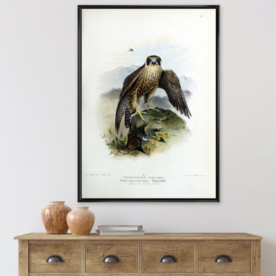 Vie d'oiseau rétro - peinture sur toile