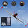 Filtered Rain Shower Head, High Pressure 8?Square, And 5 Settings Handheld Shower Filter Combo With Self-Adhesive Holder/1.5M Hose