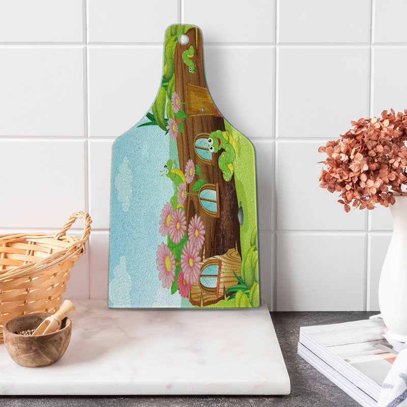 Planche à découper en verre trempé Ambesonne