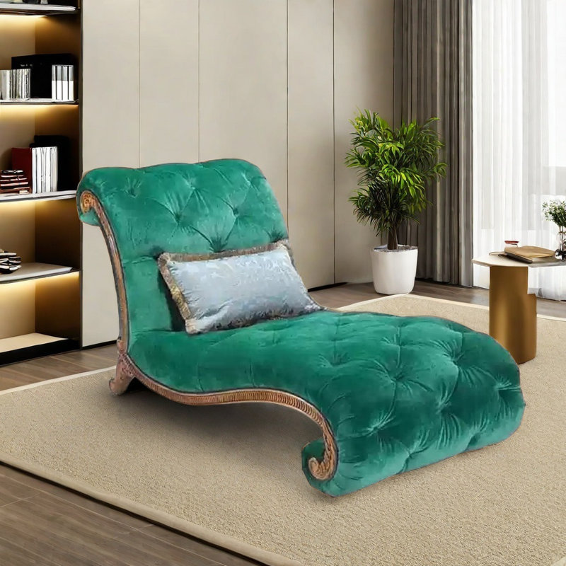Chaise légère, luxueuse et élégante, Vert
