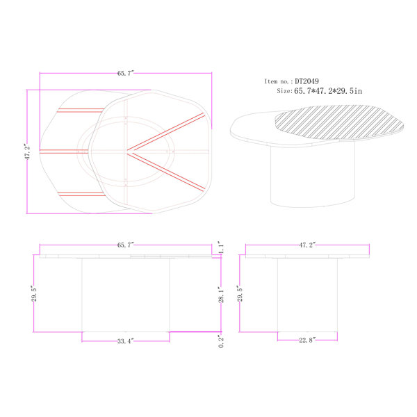 Dimensions du produit