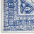 Concow Geometric Blue/White Area Rug-1300156048