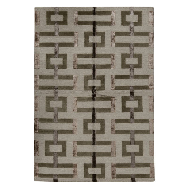Hand Knotted Area Rug in Cashmere