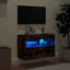 Calilynn Unfinished TV Stand for TVs up to 24" with Fireplace Included-1324882467