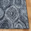 Tapis gris / bleu en laine touffeté à la main Alora-1871503471