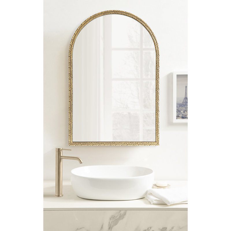 Ornate Arched Wall Mirror