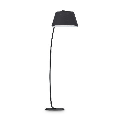 184cm Black Arched Floor Lamp