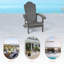 Chaise Adirondack en plastique Inniss-2040271725