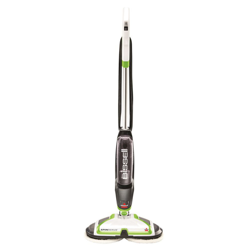 Green Spinwave Powered Hard Floor Mop with On-Demand Spray