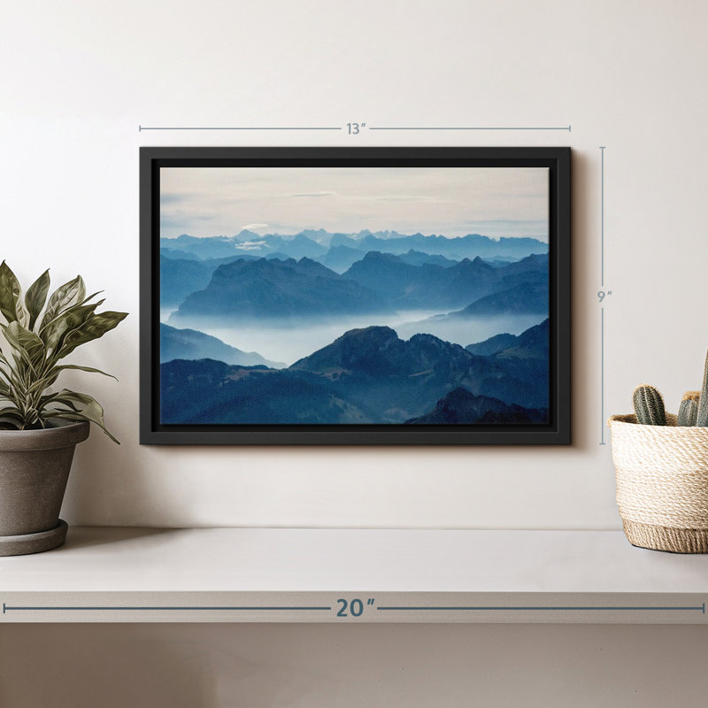 Nature "Art mural des Alpes Suisses", H 9 po x l 13 po