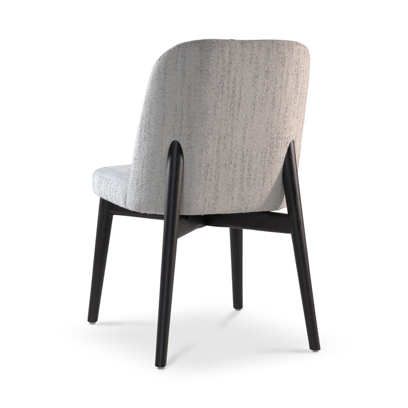 Tonia Upholstered Dining Chair, Grey Mix/Ebano