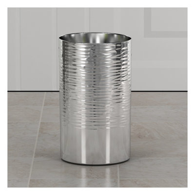 Gobelet en acier inoxydable avec finition décorative, gris acier