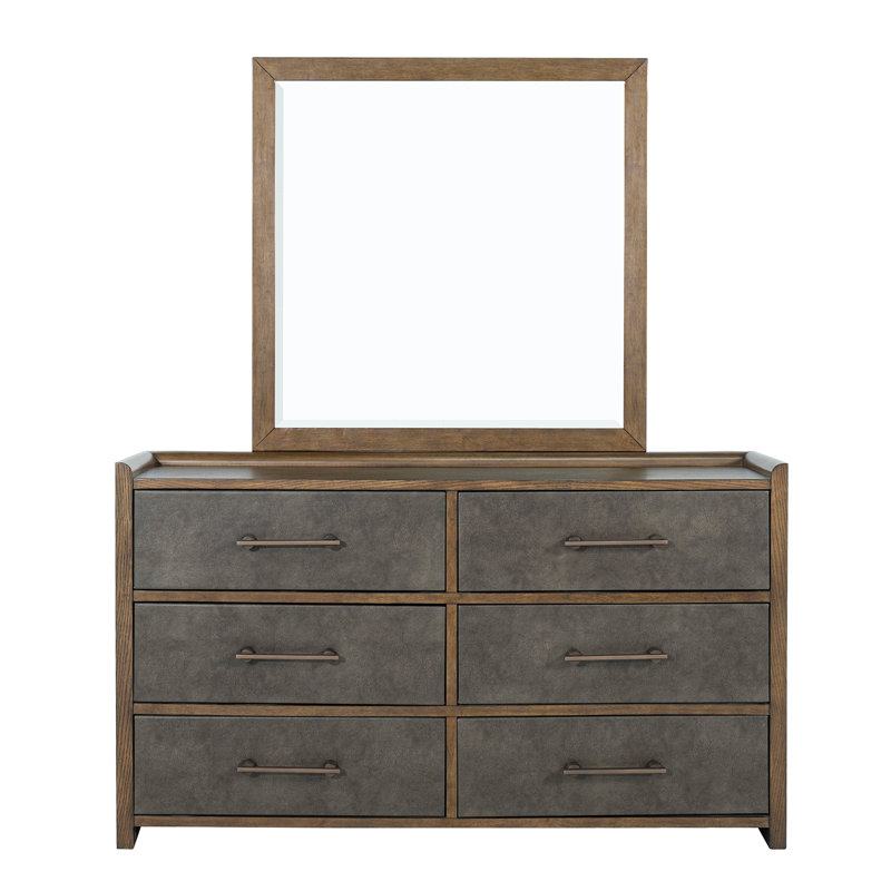 Commode 6 tiroirs avec miroir Chapple