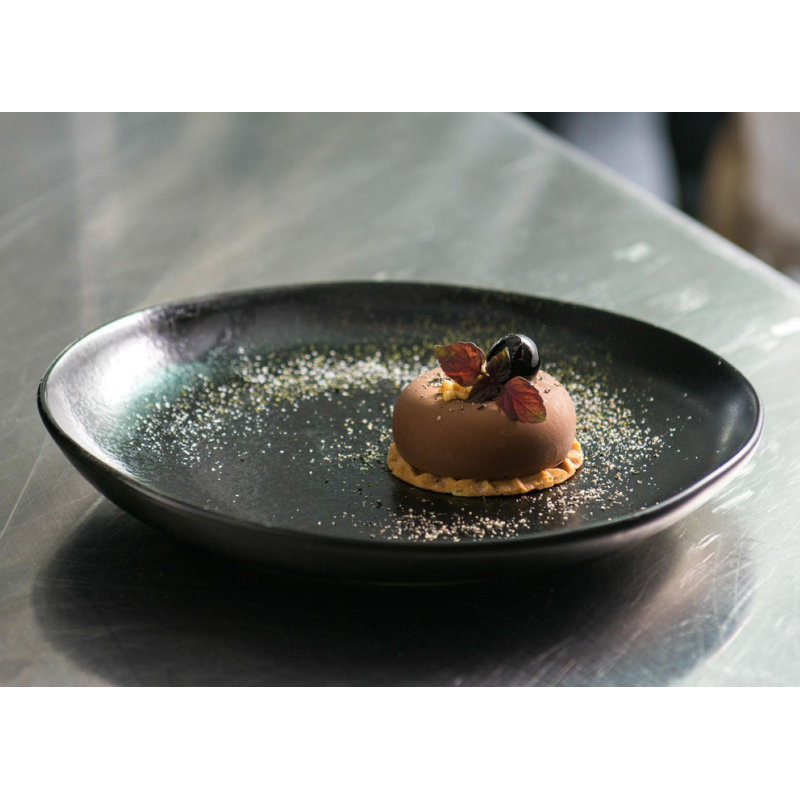 Assiette plate 6 po Kiln, Champignon
