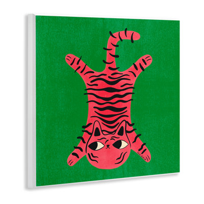 «Funky Retro Cat Pink» par Carrie Cantwell